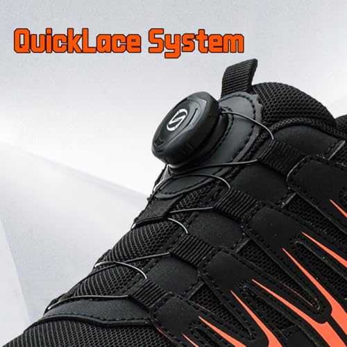 Image of Steel Toe Shoes for Men Women,Comfort Work Safety Sneaker