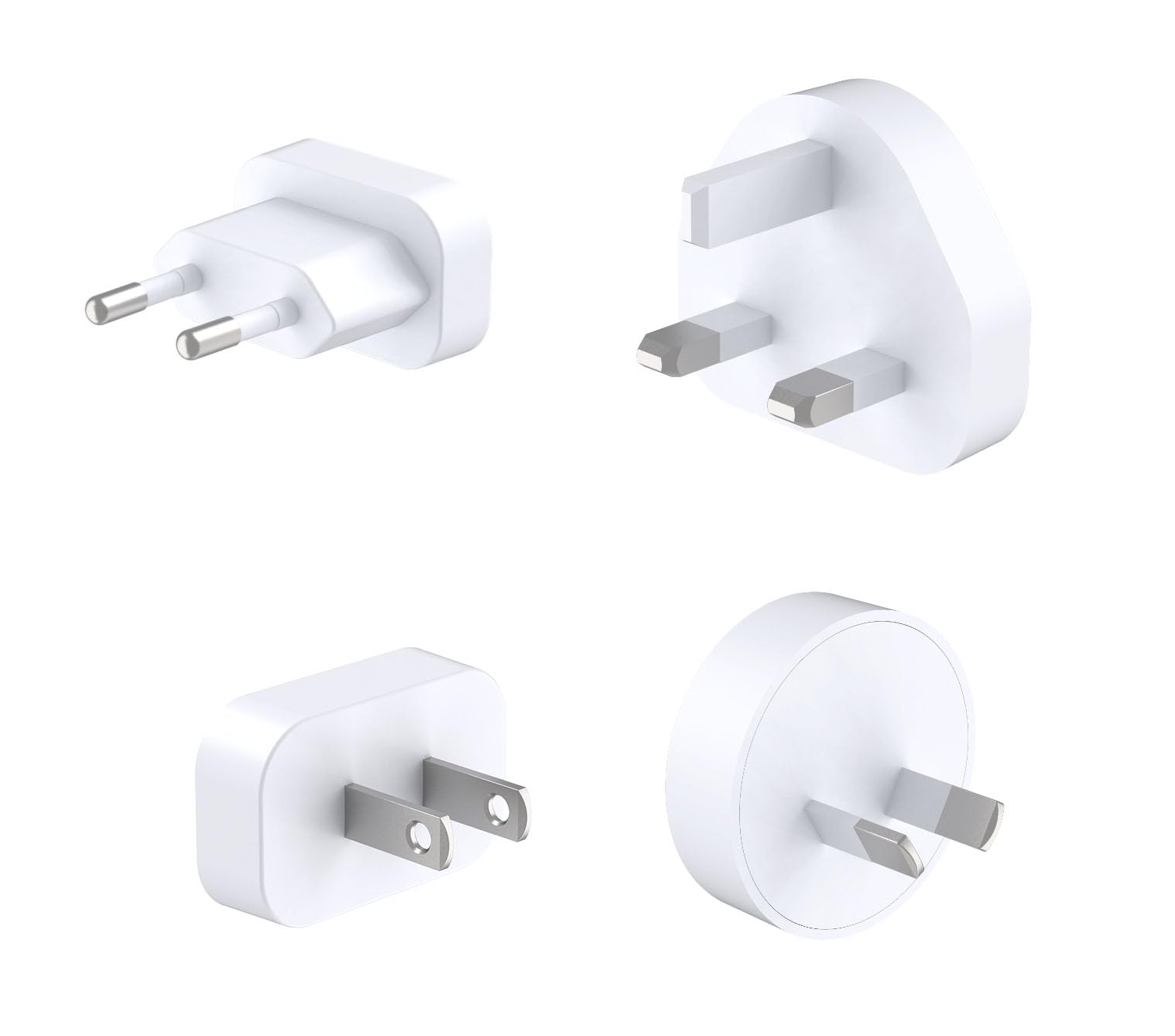 D-Link DCP-651 Chargeur GaN 65W – Chargeur Rapide 2 x USB-C & 1 x USB-A, Adaptateur de Voyage Compact avec Prises interchangeables (UK/EU/US/AU) – PD 3.0 & QC 4.0