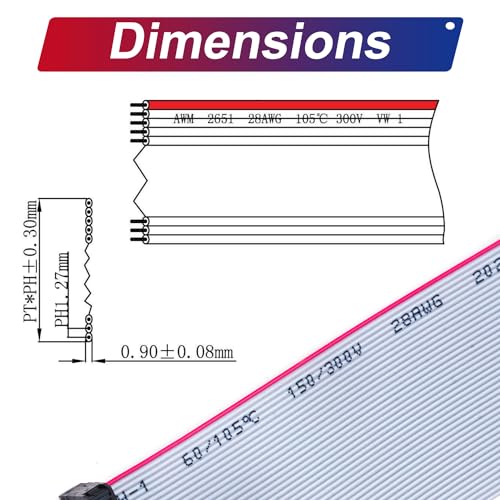 Cable plano IDE de 26 pines: conecta tus componentes de forma estable y segura 6