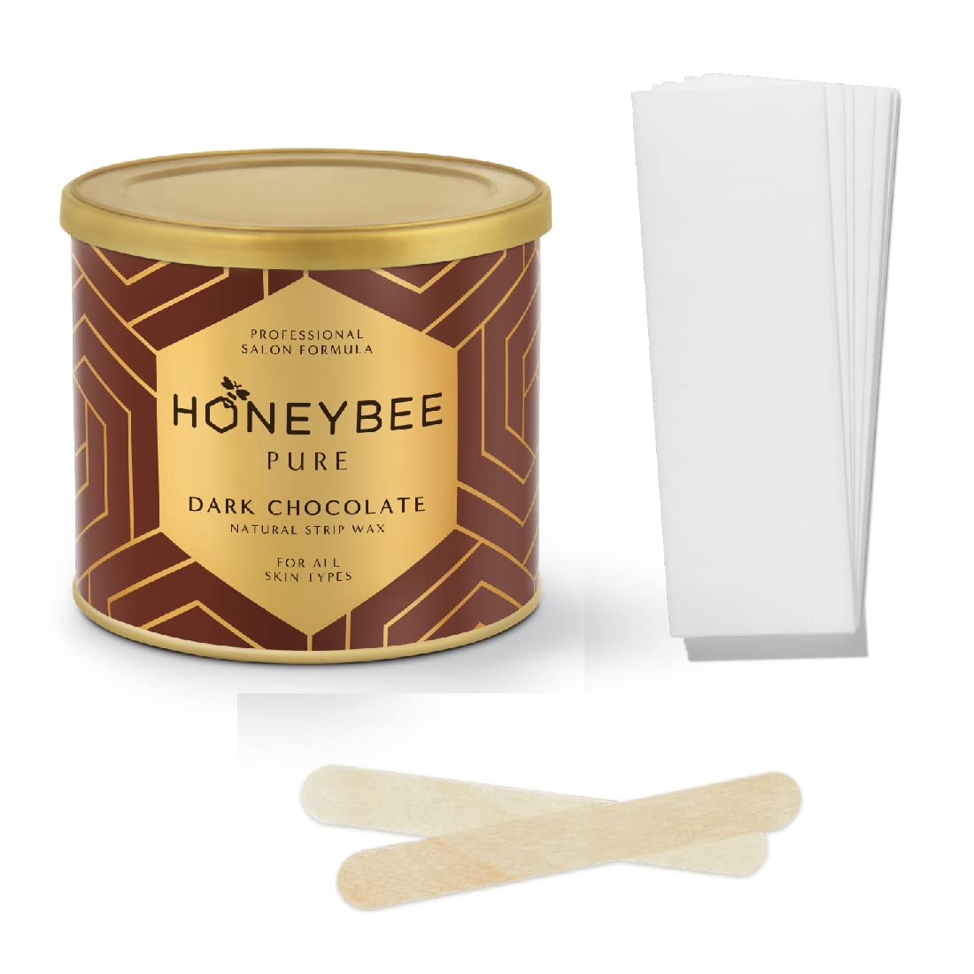 Honeybee Pure Dark Chocolate Wax, Women | For Legs, Arms, Underarms, Bikini | At Home Quick and Easy Hair Removal | For Sensitive Skin (600 GM) (B09XMZ7BPK) Amazon Price History, Amazon Price Tracker