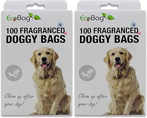 Ecobag 100 bolsas perfumadas de limpieza para perros para mascotas, 200 unidades Cover