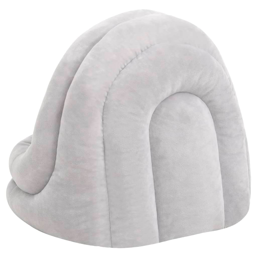 Katzenbett kuschelige Katzenhöhle 50x50x45 cm weiches Fleece Haustierbett für Katzen und kleine Hunde rutschfeste Unterseite mit Spielball