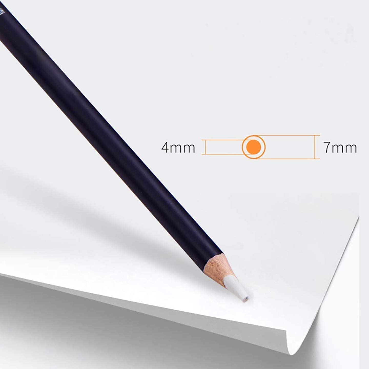 HOUSE HATCH Artist Eraser Pencil Set of 6 | Non-Toxic Drawing Erasers for Sketching, Shading, Graphic Design & Art Projects | Ideal for Artists & Students, Ink Color-Black 1
