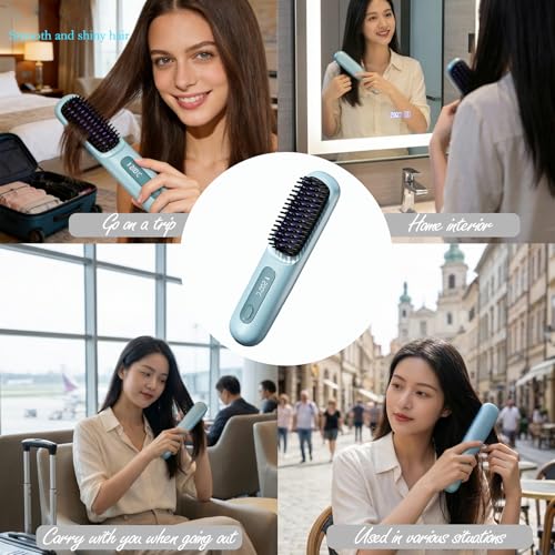 Go Brush Pro Mini Cepillo Alisador Para Cabello Corto miniatura 6