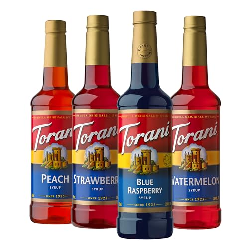 Torani Syrup Variety Packs, Soda Pop, 25.4 fl oz (Set of 4)
