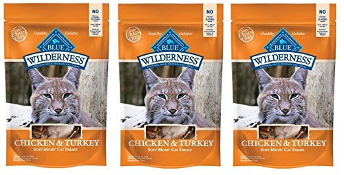 Blue Buffalo Wilderness Grain Free Cat Treats Chicken & Turkey 6 oz