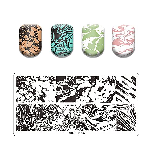 Vnc 21 Pcs Nail Stamp Plates Set 16 Plate 2Stamper And 2 Scraper 1Storage Bag Nails Art Stamping Plate Scraper Stamper Set Leaves Flowers Animal Nail Plate Template Image Plate Set #TOP4