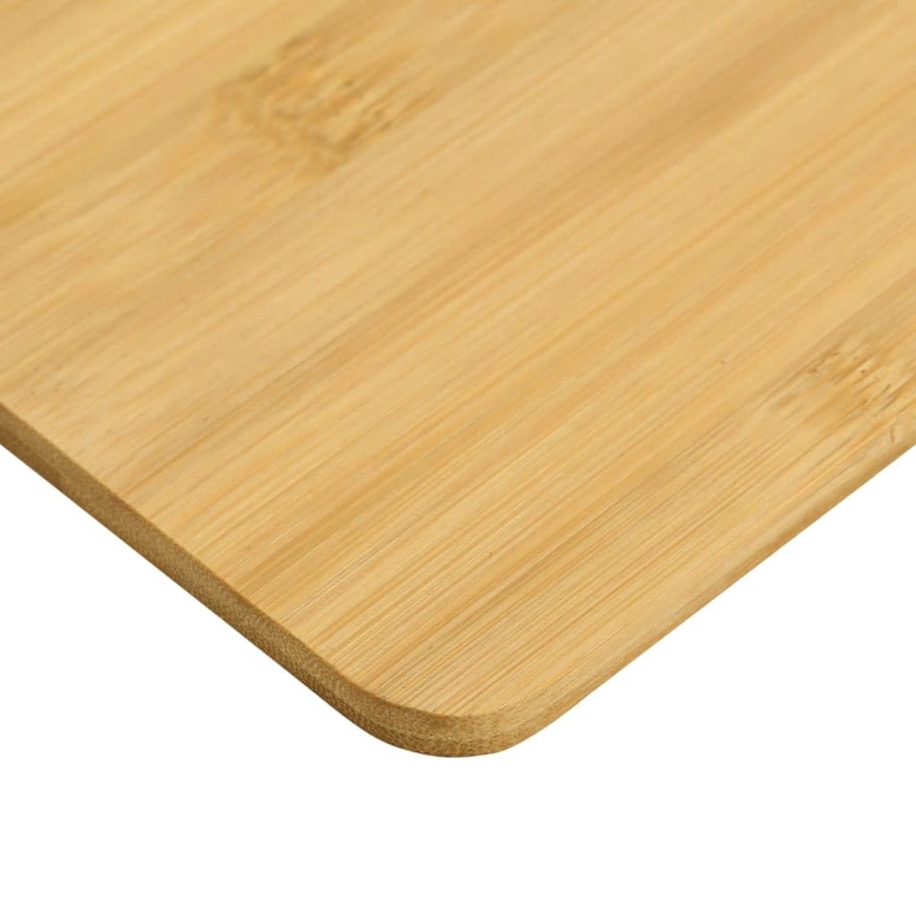 Piatti per Colazione 6 pz 22x14x0,8 cm in Bambù-Vassoio di Bambù in Legno di Stoccaggio Per la Decorazione Della Casa, per Posizionare Torte, Tazze, Caffè, Dessert, Biscotti, Pane, Frutta, Snack