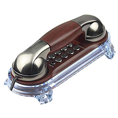 Telefon/Wandhalterung, Antik-Retro-Design, Vintage-Optik, Mit Unterlicht Für Schreibtisch/Wandhalterung,B