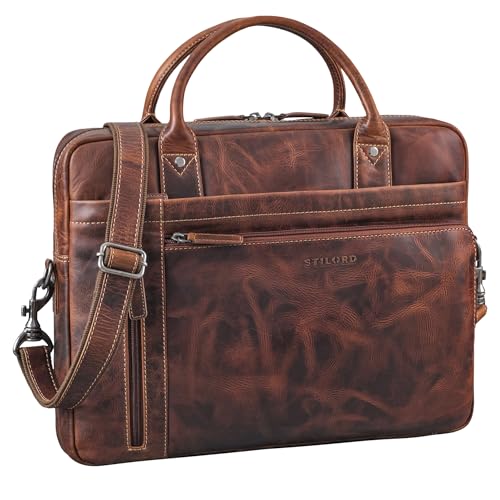 Sac ordinateur 16 pouces en cuir véritable élégant pour un style business affirmé