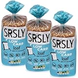 SRSLY Low Carb Keto Bread | 0.7g Carbs, 43 Kcals, 4.4g Protein | Freshly Baked Light & Fluffy | Sugarwise Certified | High Protein | Low Calorie | Seriously Low Carb | 3 Sliced Loaves