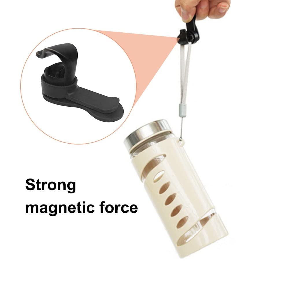 DONGKER Clip Tubo Acqua Magnetica,3 Pezzi Clip per Tubo Vescica Acqua per Zaino Bici Bottiglia Soft Tracolla
