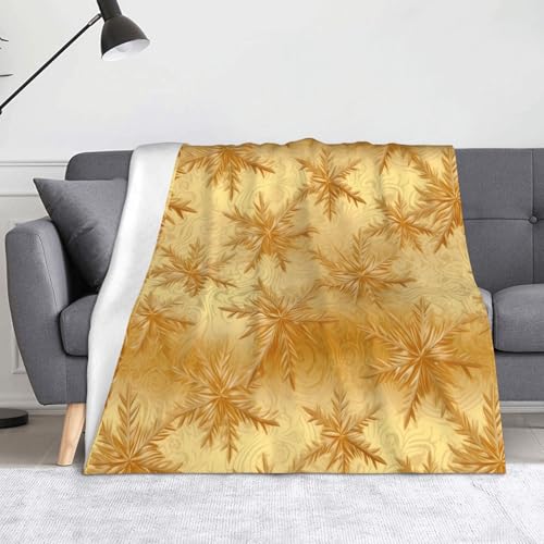 Couverture de Noël soie dorée 152x127 cm contre le froid en voyage - 2