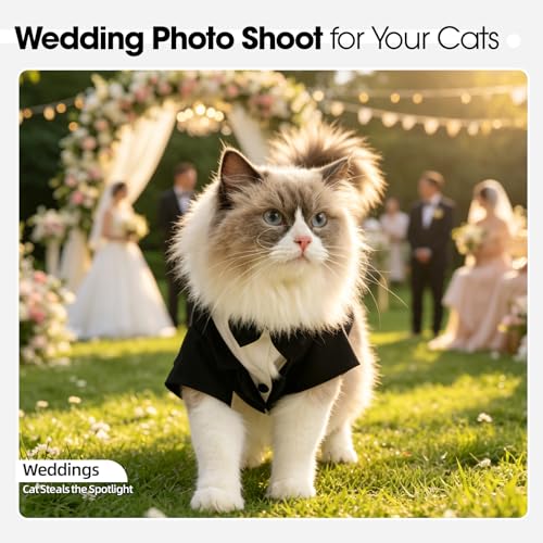 #1 Best Qbleev Cat Tuxedo - Premium Pet Apparel Set - Image 6
