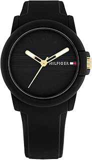 Tommy Hilfiger Sport Watch for Women - Casual 3H Wristwatch for Her - Silicone Strap - Water Resistant up to 3 ATM/30 Mete...