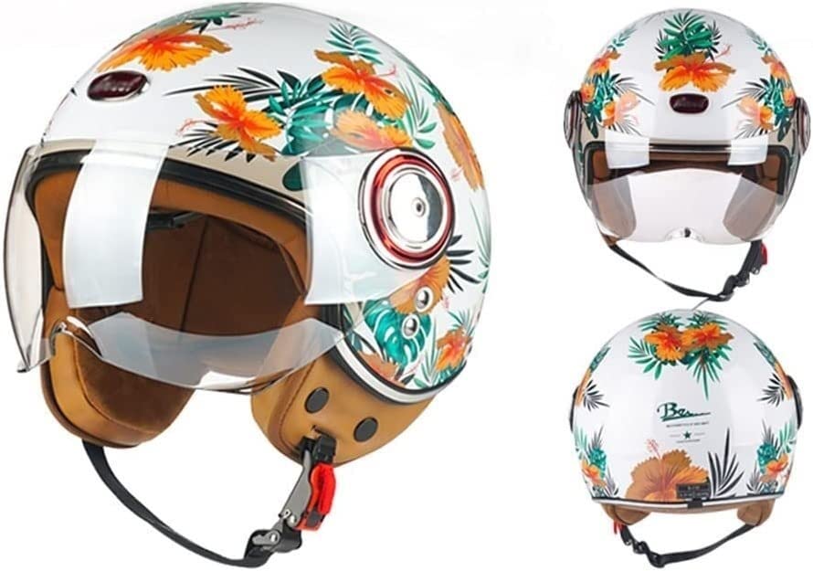 Casque Moto Jet Bluetooth Casque Scooter Ouvert Casques Motocross Avec Visière Dot/ECE Homologué Crash 3/4 Half Casque Pour Adulte Homme Femme