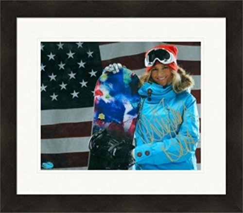 Autograph Warehouse 270206 Gretchen Bleiler Autographed 8 x 10 in. Photo - Snow Boarding X Games Champion Image - No. 1 Matted & Framed