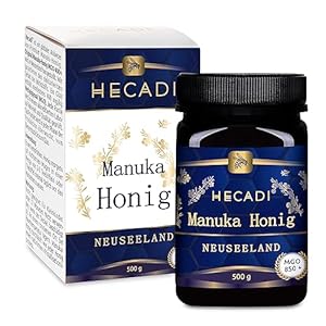 Manuka Honig MGO 850+ Hecadi I Original aus Neuseeland I mit zertifiziertem und Garantiertem Inhalt von MGO I 500 g