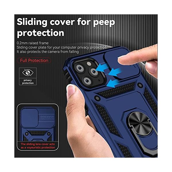 Jiyu Funda Compatible con iPhone 11 Pro 5.8" Carcasă Armor Militar - Imagen 4