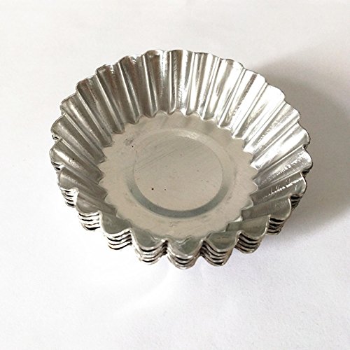 5pcs/set Flower Cake Egg Tart Mold Aluminium Alloy Cupcake Cake Cookie