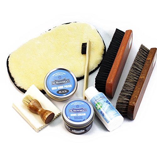 [銀座大賀靴工房] MGB[エムモゥブレィ] M.MOWBRAY x オリジナル シューケア ゴールドGOLD スターターセット (ブラックセット)