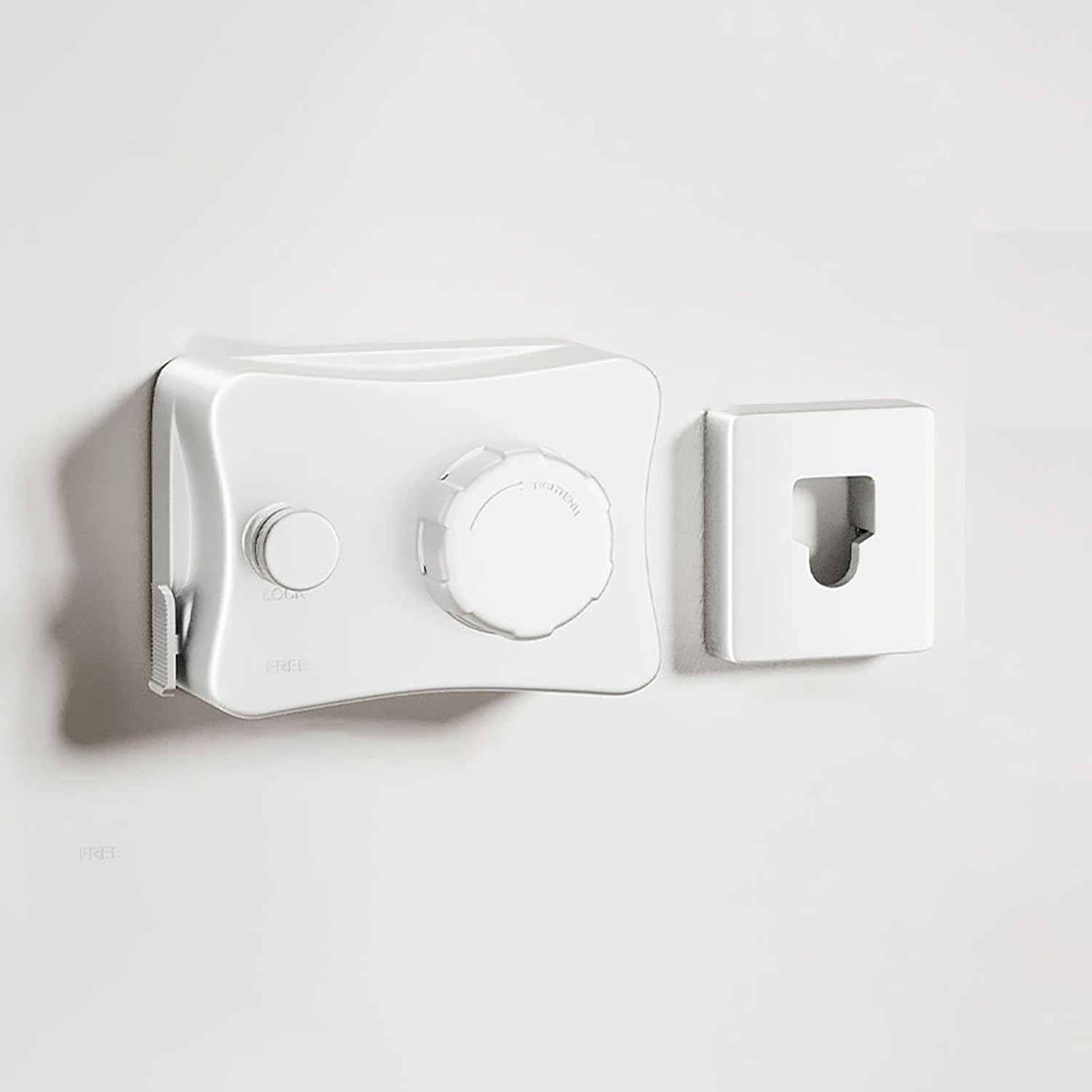 Invisible Clotheslineindoor Wall Mounted Retractable Clothesline Line Retractable Balcony Wire Rope Clothesline for Indoor Bathroom(White)