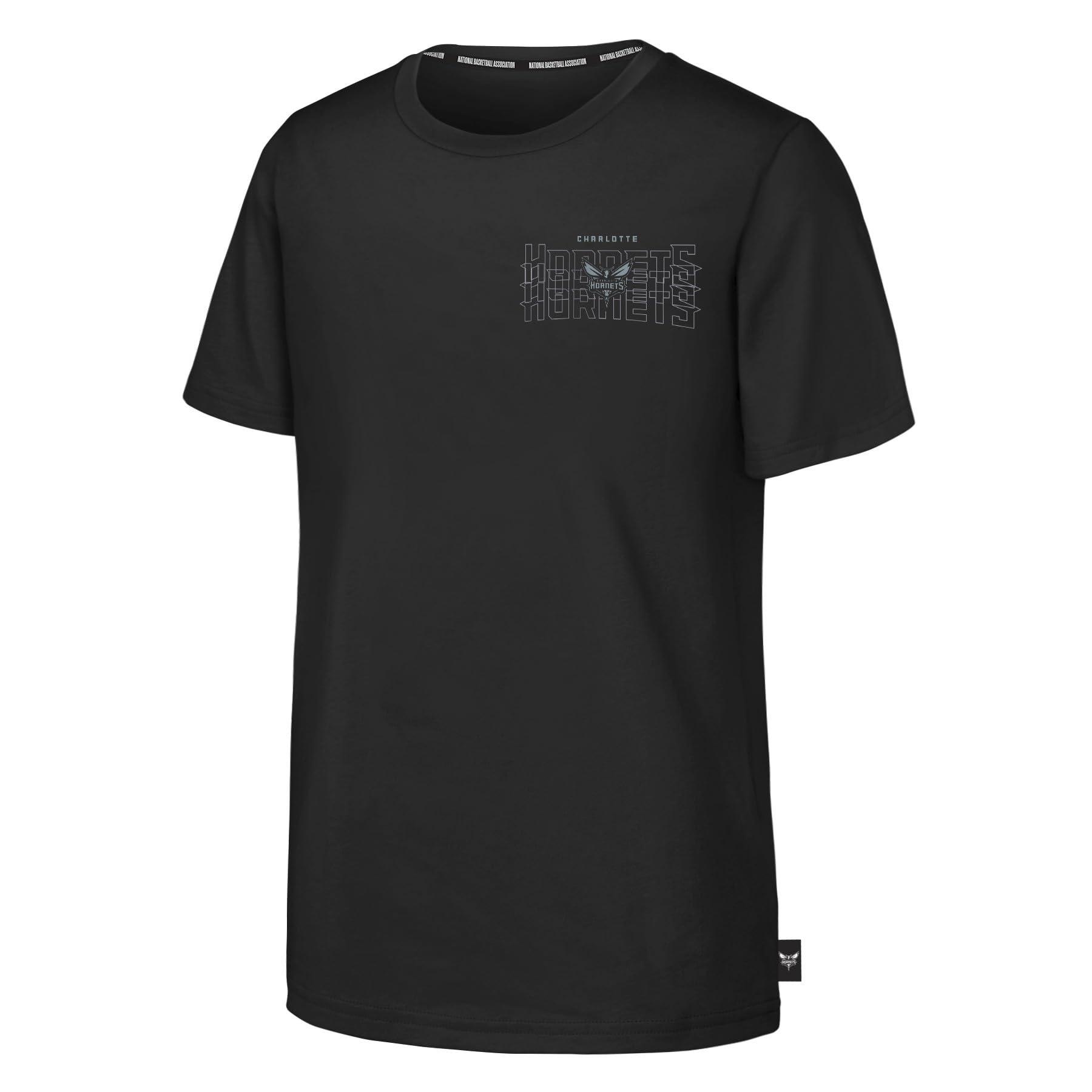 NBA Boys Youth Graphic Tee, Black, 7-8 Years EU
