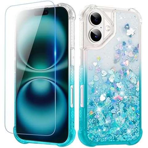 Ruky iPhone 16 Glitter Case Cover