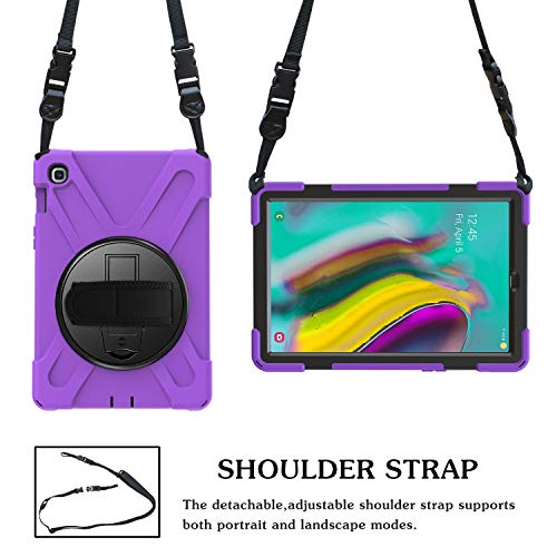 Étui Galaxy Tab S5e 10.5 antichoc violet pour éviter les chutes de tablette - 5