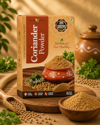 Image of SUNRISE Impex Dhaniya Masala 100g | 100% Natural Coriander Spice Powder | Aromatic Kitchen Masala