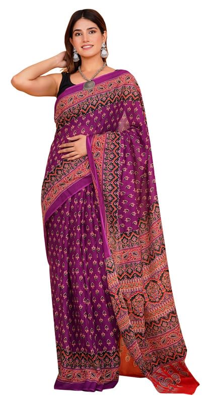 Sari indien en pur coton léger pour éviter la chaleur lors des mariages