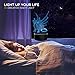 Dream Loom Dinosaur Night Light, 3D Optical Illusion Dinosaur Lamp 16 Colors Change Decor Nightlight with Remote Control for Bedroom, Gift for Kids