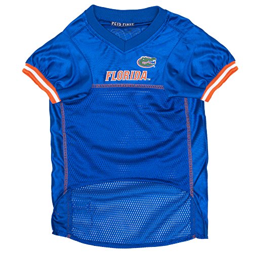 image for Pets First NCAA College Florida Gators Mesh Jersey for DOGS & CATS, X-