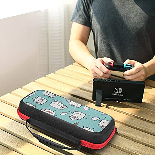 Toilet Papers Rolls Printed Carrying Case Storage Bag For Switch Lite & Accessories Travel Portable #TOP3