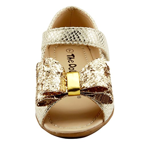 The Doll Maker Glitter Bow Sandal2