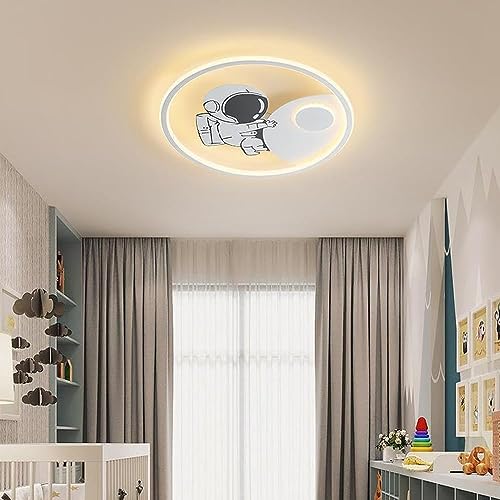 Plafonnier LED astronaute dimmable lampe blanche chambre enfant - 2
