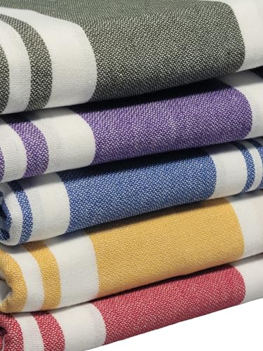 Image of Yaanthiv's Premium Bath Towels, Pack of 5 Cotton Towel Combo (Standard, 5), 300 GSM, 78 CM X 154 CM, Washable and Quick Dry Towels /Washable, Light Weight, Fast Absorbing