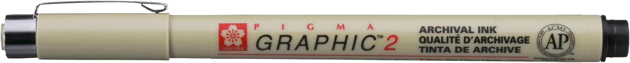 Sakura Pigma Graphic Pen 2.0mm Bulk Black