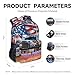 PUREGIFTS Custom Truck Backpack for Kids - 17 Inch Large Capacity Boys Backpacks for Kids - Fashion Bookbag for Kindergarten