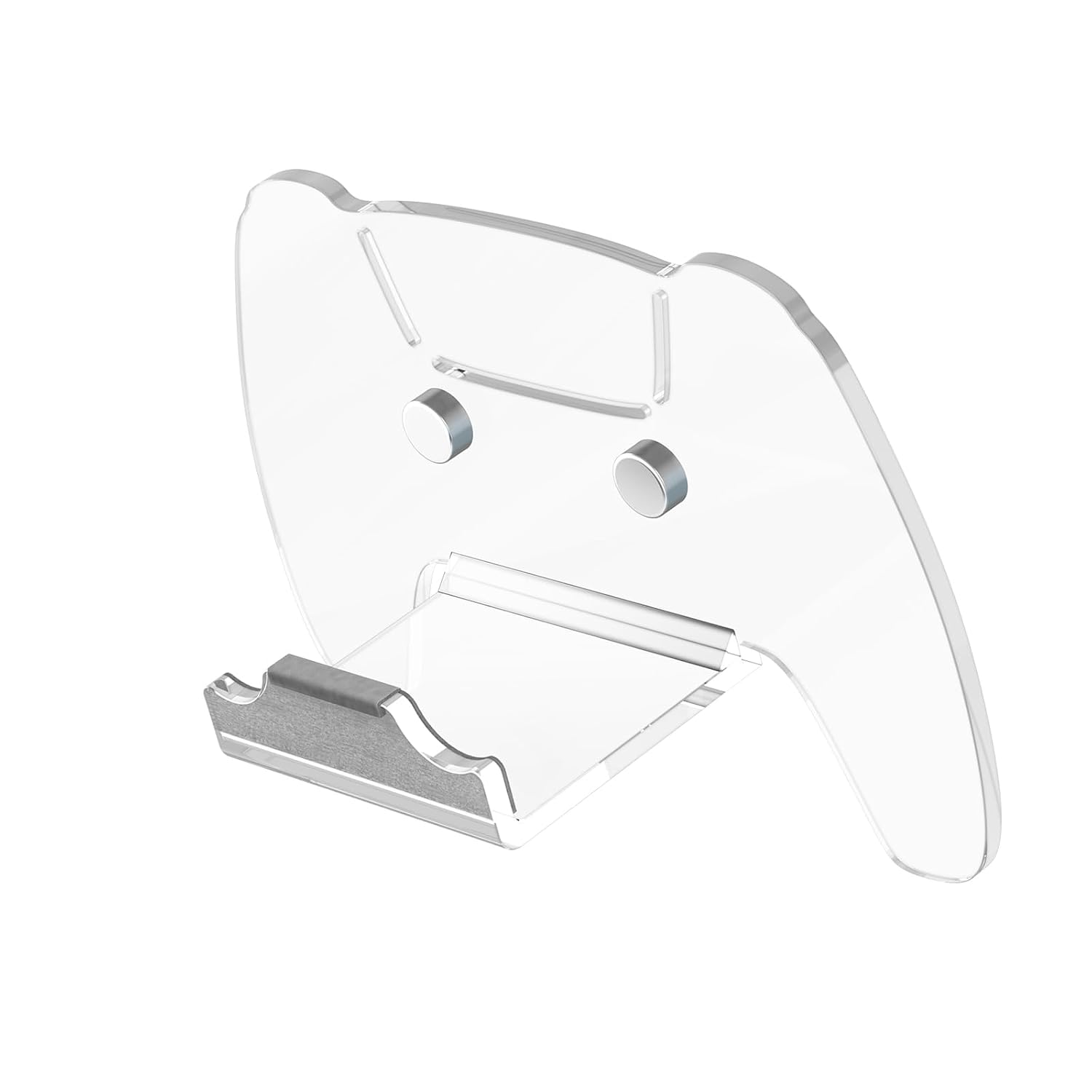 Clear Acrylic Video Game Controller Holder Wall Mount Hanger with Easy Installation and Protective Felt Lining Game Controller Wall Mount