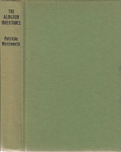 The Alington inheritance B001OWQSYK Book Cover
