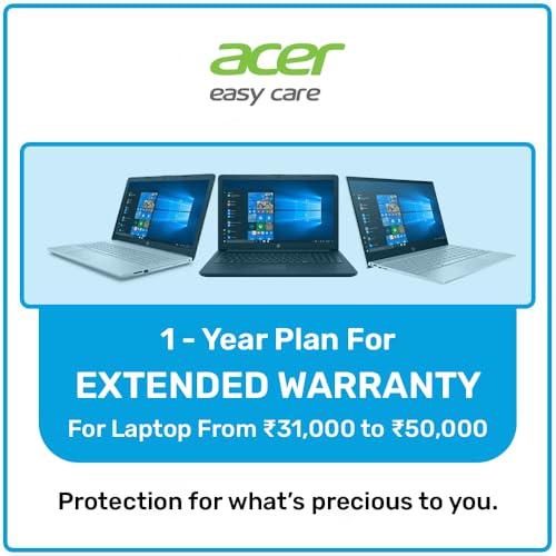 Image of Acer 1 Year Extended Warranty Rs. 31,000 - Rs. 50,000 (E- Mail Delivery Only)