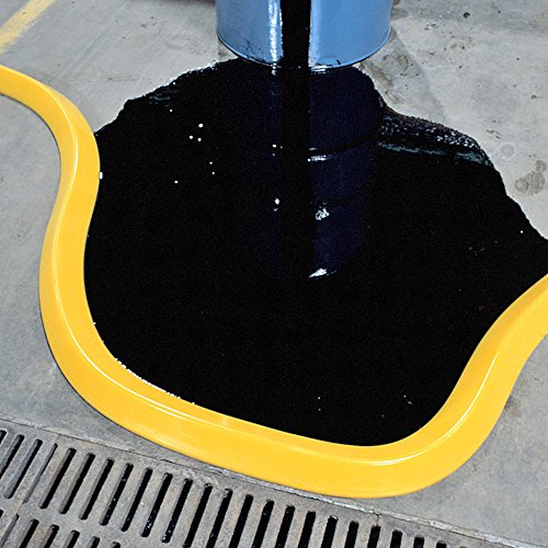 Image of PIG Spill Barrier Dike - 10'L x 4 inchW x 2.25 inchH - Yellow - PLR204-YW