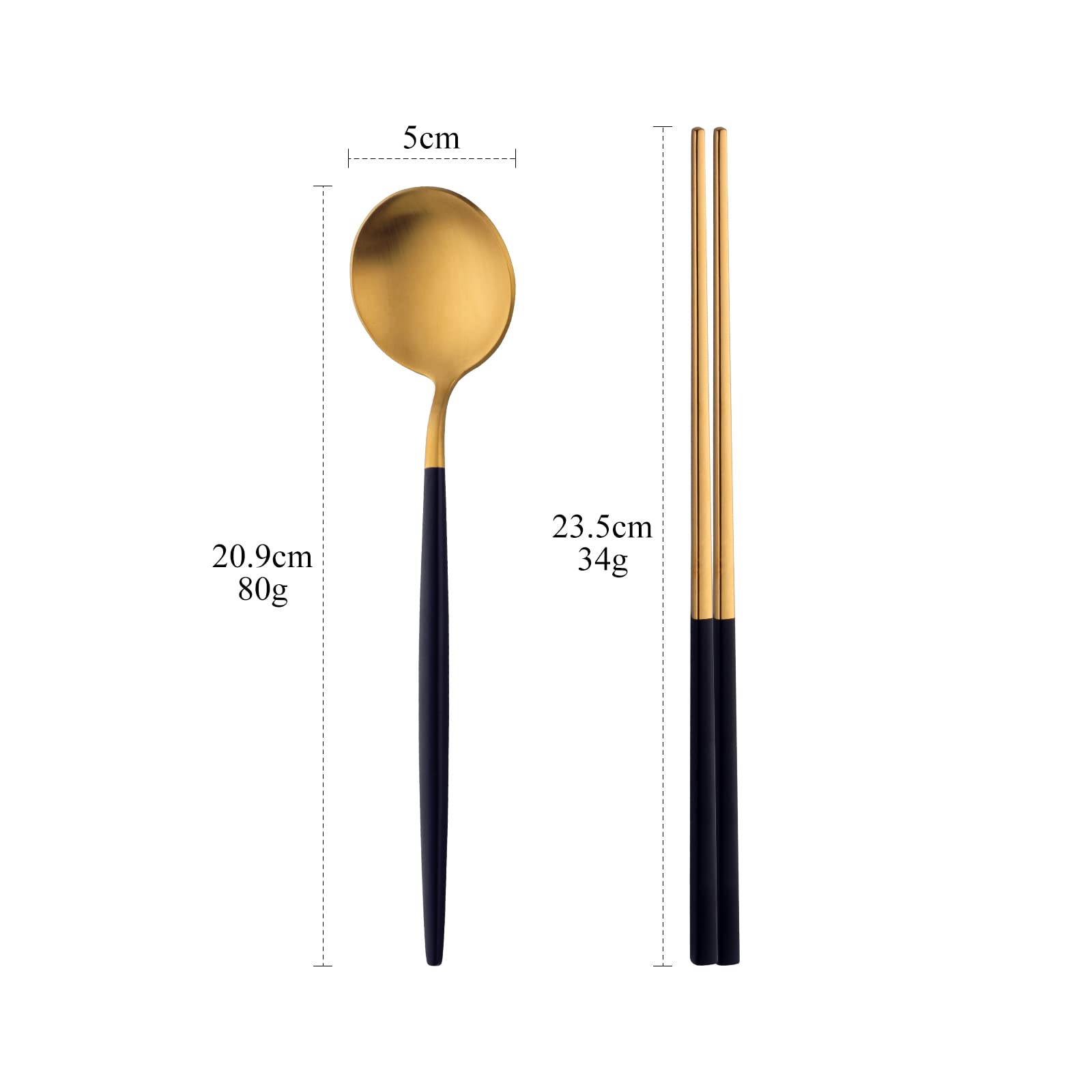 Amazon.com: Chopsticks and Spoons Set - TUPMFG Stainless Steel