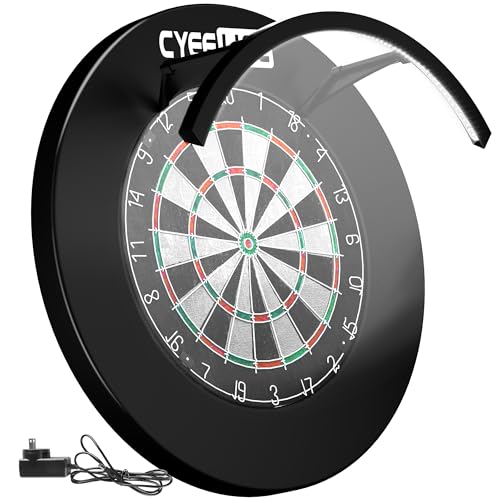 CyeeLife Dartboard LED Beleuchtungssystem mit Netzteil - Passend...