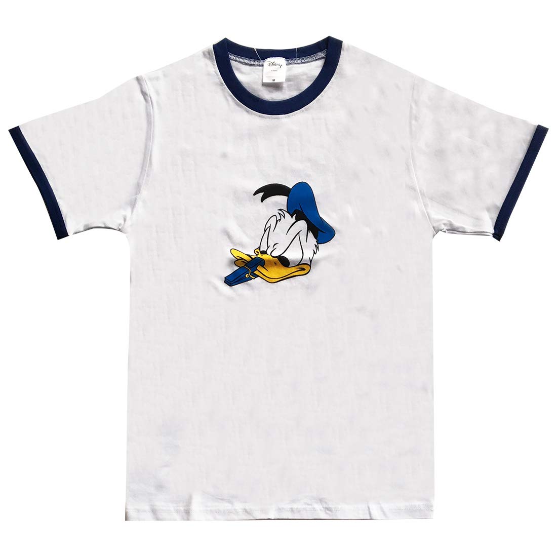 Amazon.co.jp: ディズニー リンガーネックTシャツ ドナルドダック L