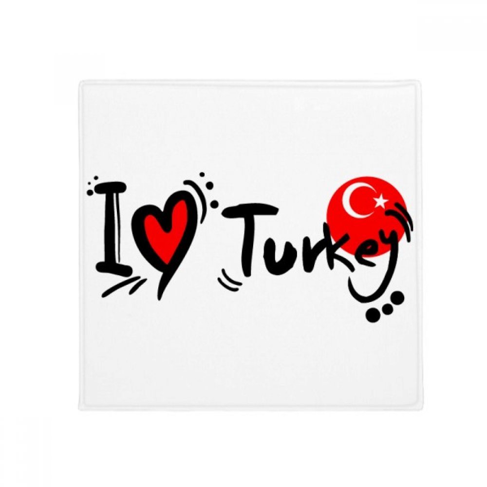Tapis Turquie Coeur 80x80cm antidérapant, une idée cadeau originale pour la décoration de maison