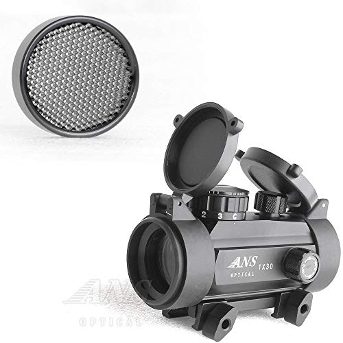 ANS Optical ドットサイト 大口径タイプ 3段階調光 レッド&グリーン&ブルー ドット 3色イルミ