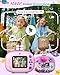 Usteetic Kids Instant Printing Camera with Print Papers2.4 inch 1080P LCD Screen Dual Camera Toddler Camera - P83 (Purple)