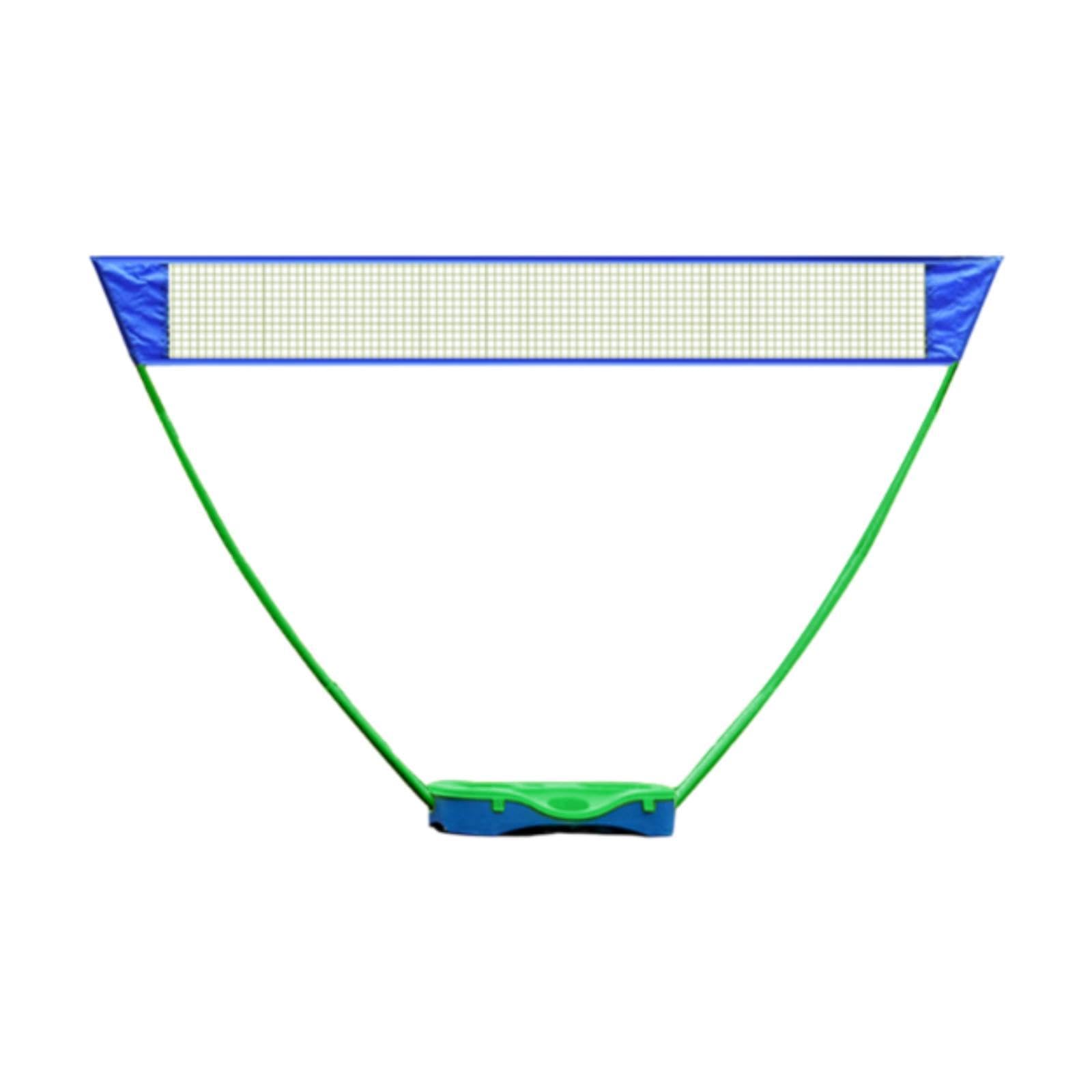 CALANDIS Portable Badminton Net with Stand Folding for Garden Courtyard Entertainment 3M Green Base | Badminton-image-24
